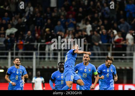 Milan, Italie, 23st septembre 2022. Match Italie - Angleterre, match de la Ligue des Nations de l'UEFA au Stadio Giuseppe Meazza, Milan Banque D'Images