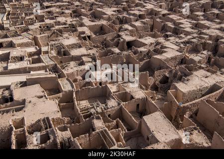 Vue de dessus Old Town Al Ula Arabie Saoudite 2 Banque D'Images