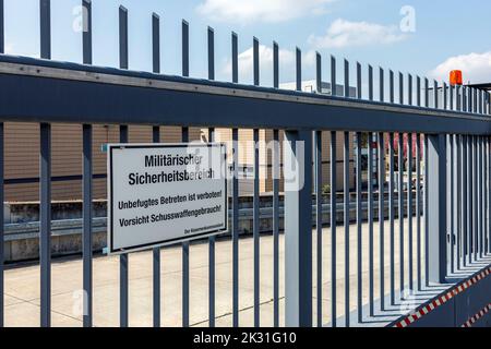 Dépôt Musée d'histoire militaire des Forces armées allemandes à Dresde Banque D'Images