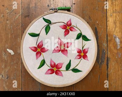 Artisanat de peinture de tissu Banque D'Images