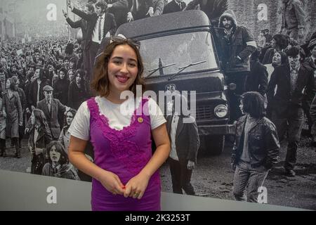 Ciara O'Connor-Pozo , Musée du Derry libre , Bogside, Londonderry, Derry, Irlande du Nord. Banque D'Images