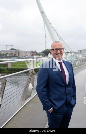 Aidan O'Kane , Chambre de commerce de Londonderry . Banque D'Images