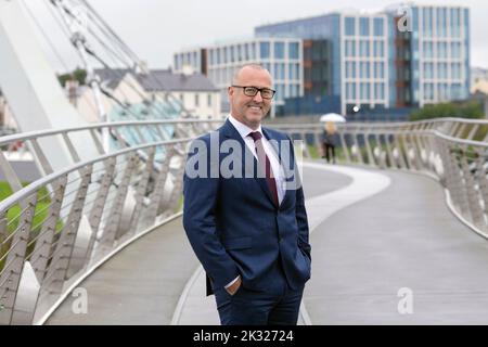 Aidan O'Kane , Chambre de commerce de Londonderry . Banque D'Images