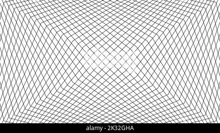 Espace de réseau de grille de maillage d'arrière-plan, motif de grille de sécurité de vague Illustration de Vecteur