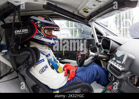 DE GROODT Stephane Edwin (bel), cours de Chazel technologie, coupe Alpine A110, portrait pendant la ronde 5th de la coupe Alpine Europa 2022, de 23 septembre à 25 sur l'Autodromo Nazionale di Monza à Monza, Italie - photo Marc de Mattia / DPPI Banque D'Images