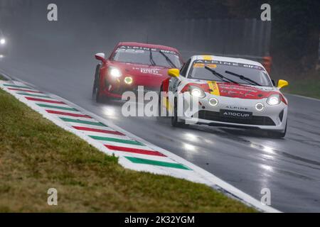 23 RICHARD Laurent (bel), Herrero Racing, Alpine A110 CUP, action pendant la ronde 5th de l'Alpine Europa Cup 2022, de 23 septembre à 25 sur l'Autodromo Nazionale di Monza à Monza, Italie - photo Marc de Mattia / DPPI Banque D'Images