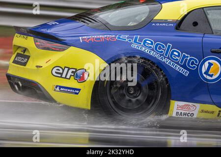 GARCIN Alexis (fra), Herrero Racing, Alpine A110 CUP, action pendant la ronde 5th de l'Alpine Europa Cup 2022, de 23 septembre à 25 sur l'Autodromo Nazionale di Monza à Monza, Italie - photo Marc de Mattia / DPPI Banque D'Images