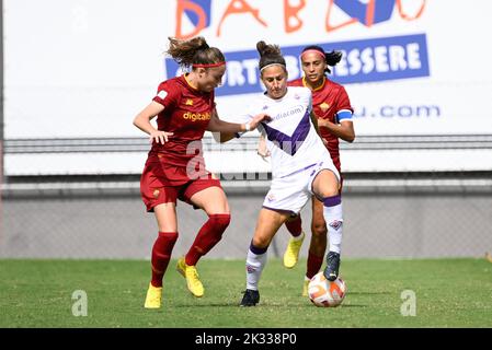 Rome, Italie. 24th septembre 2022. Alexandra Johannsdottir (Fiorentina Femminile) lors du championnat italien De football League A Women 2022/2023 match entre AS Roma Women contre Fiorentina Femminile au stade Tre Fontane le 24 septembre 2022. Crédit : Agence photo indépendante/Alamy Live News Banque D'Images