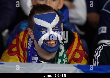 Lors du match de l'UEFA Nations League Group E à Hampden Park, Glasgow. Date de la photo: Samedi 24 septembre 2022. Banque D'Images