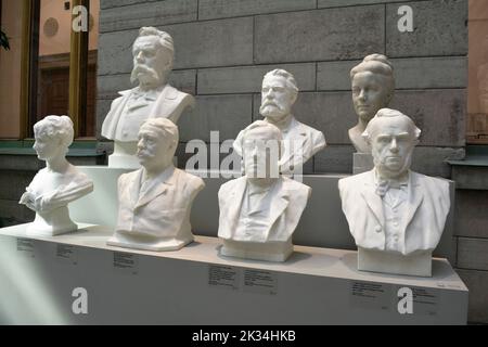 Stockholm, Suède, septembre 2022 : différentes statues exposées au Musée national des beaux-arts suédois (Nationalmuseum) Banque D'Images