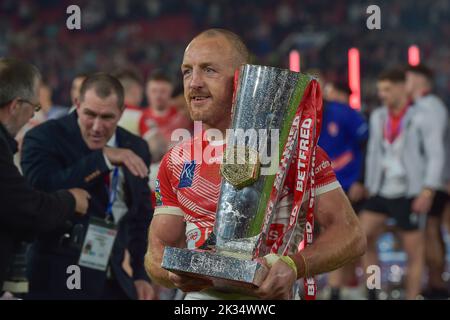 2022 Grand final, St Helens / Leeds Rhinos Manchester, Old Trafford, Royaume-Uni 18:00 coup d'envoi 24.09.2022 crédit : Craig Cresswell/Alay Live News Banque D'Images