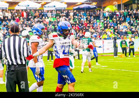 Schwaebisch Hall, Allemagne. 24th septembre 2022. WR # 22 Pascal Rüegg/Allgäu Comets Credit: Frank Baumert/Alay Live News Banque D'Images