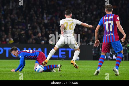 La première visite de Barcelone en Australie les a vus victorieux contre une équipe australienne Animée A League All Star par 3 buts à 2. Avec: GAVI où: Sydney, Australie quand: 25 mai 2022 crédit: WENN Banque D'Images