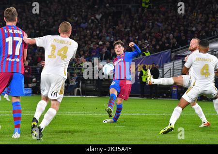 La première visite de Barcelone en Australie les a vus victorieux contre une équipe australienne Animée A League All Star par 3 buts à 2. Avec: GAVI où: Sydney, Australie quand: 25 mai 2022 crédit: WENN Banque D'Images
