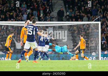 24 septembre 2022, Glasgow, Royaume-Uni. L'Écosse a joué la République d'Irlande dans la Ligue des Nations de l'UEFA à Hampden Park, Glasgow, Écosse, Royaume-Uni. Banque D'Images