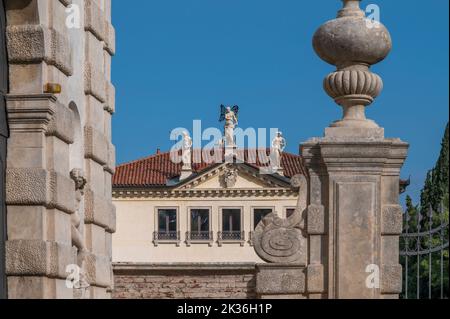 Villa Valmarana ai nani, Vicenza, Vénétie, Italie Banque D'Images