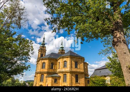 Basilique des 14 Saints, Bad Staffelstein, Allemagne Banque D'Images