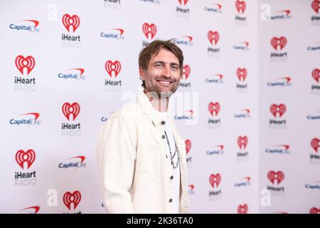 Las Vegas, États-Unis. 24th septembre 2022. LAS VEGAS, NEVADA, États-Unis - SEPTEMBRE 24 : Ryan Hurd pose dans la salle de presse du festival de musique iHeartRadio 2022 - nuit 2 tenu à l'aréna T-Mobile sur 24 septembre 2022 à Las Vegas, Nevada, États-Unis. (Photo de Xavier Collin/image Press Agency) Credit: Image Press Agency/Alay Live News Banque D'Images