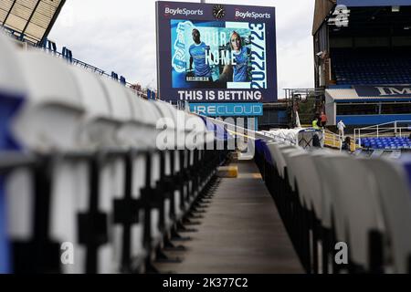 Birmingham, Royaume-Uni. 25th septembre 2022. Une vue générale de St Andrews pendant le match de Super League des femmes de Fa Birmingham City Women vs Coventry United Women à St Andrews, Birmingham, Royaume-Uni, 25th septembre 2022 (photo de Simon Bissett/News Images) à Birmingham, Royaume-Uni le 9/25/2022. (Photo de Simon Bissett/News Images/Sipa USA) crédit: SIPA USA/Alay Live News Banque D'Images