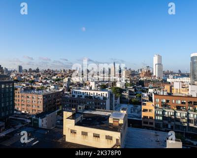Vue aérienne de Williamsburg Banque D'Images