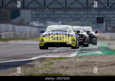 22 GARCIN Alexis (fra), Herrero Racing, Alpine A110 CUP, action pendant la ronde 5th de l'Alpine Europa Cup 2022, de 23 septembre à 25 sur l'Autodromo Nazionale di Monza à Monza, Italie - photo Marc de Mattia / DPPI Banque D'Images