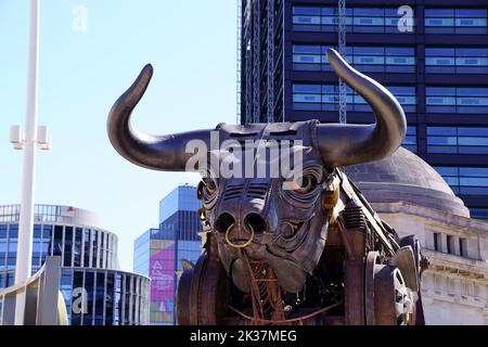 The Bull, Birmingham, place du Centenaire Banque D'Images