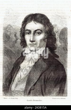 Révolution française : le journal Camille Desmoulins Banque D'Images