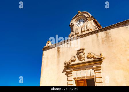 Détail de l'extérieur du Musée des Santons aux Baux, France Banque D'Images