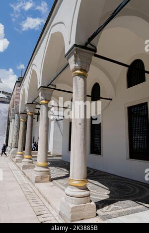 Mur intérieur de topkapi à Istanbul Banque D'Images