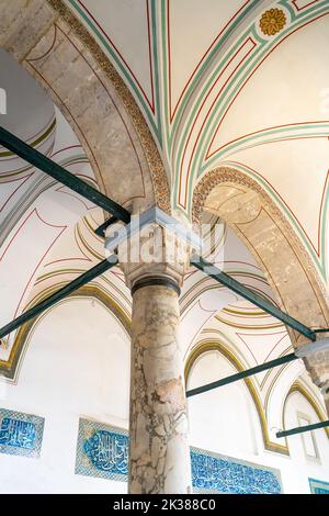 Mur intérieur de topkapi à Istanbul Banque D'Images