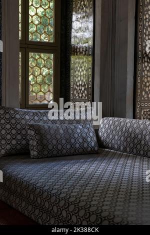 Mur intérieur de topkapi à Istanbul Banque D'Images