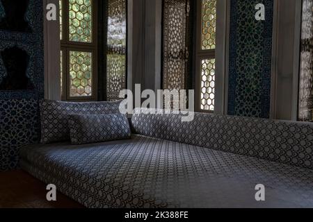 Mur intérieur de topkapi à Istanbul Banque D'Images
