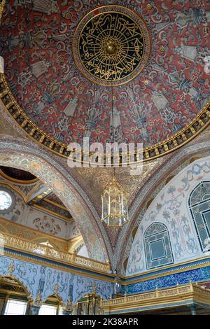 Mur intérieur de topkapi à istanbul Banque D'Images