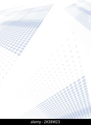 Arrière-plan de perspective demi-teinte abstrait avec surfaces inclinées gris bleuâtre. Motif graphique raster vertical Banque D'Images