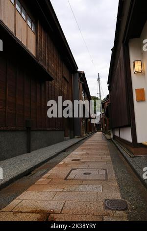 Paysage de l'ancienne capitale du Japon 'Kanazawa Higashi Chaya District' Banque D'Images