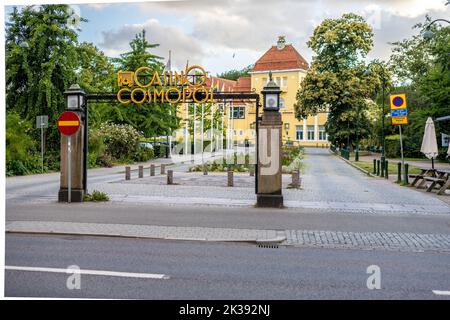 Malmö, Suède - 09 juillet 2022: Entrée du casino Cosmopol à Malmö Banque D'Images