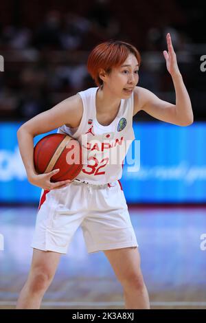 Sydney, Australie. 22nd septembre 2022. Saori Miyazaki au Japon lors du match B de la coupe du monde de basket-ball 2022 de la FIBA pour femmes entre le Japon 89-56 Mail au Superdome de Sydney à Sydney, Australie, 22 septembre 2022. Credit: Yoshio Kato/AFLO/Alay Live News Banque D'Images