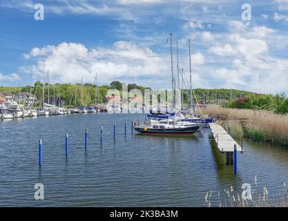 Village de Seedorf près de Sellin sur Ruegen, mer baltique, Mecklenburg-Vorpommern, Allemagne Banque D'Images