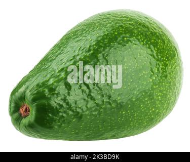 avocat isolé sur fond blanc, pleine profondeur de champ, masque Banque D'Images