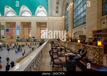 THA main Concourse à Grand Central terminal à New York, qui est l'une des gares ferroviaires les plus fréquentées au monde Banque D'Images