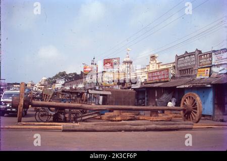 Roues de Rath Yatra, Jagannath Puri, Orrisa Banque D'Images