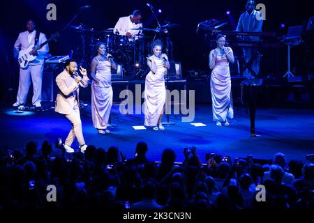 John Legend se présente au Festival de Jazz de Montreux, sur 04 juillet 2022, à Montreux, en Suisse. Photo de Loona/ABACAPRESS.COM Banque D'Images