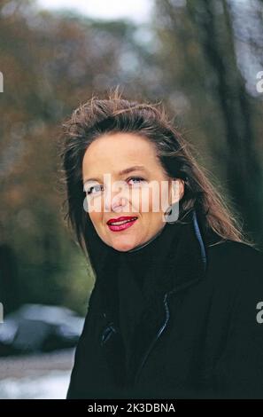 Sissy Höfferer, österreichische Sauspielerin, Portrait, Deutschland, 1995. Sissy Hoefferer, actrice autrichienne, portrait, Allemagne, 1995. Banque D'Images