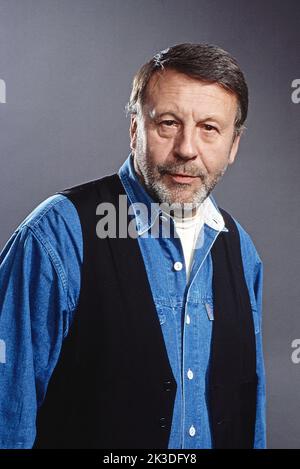 Günter Lamprecht, deutscher Schauspieler, BEI einem Fotoshriting à Berlin, Allemagne 1991. Banque D'Images