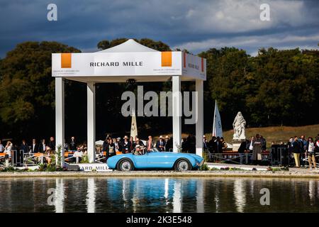 Meilleur du spectacle Talbot-Lago T26 GS Barchetta devise lors de l'édition 6th de Chantilly Arts & Elegance - Richard mille au domaine du Château de Chantilly, de 24 septembre au 25, 2025, à Chantilly, France - photo Antonin Vincent / DPPI Banque D'Images