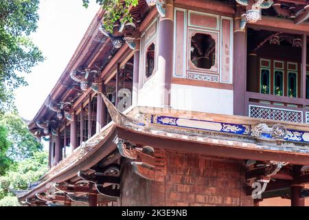 VILLE DE NEW TAIPEI, TAÏWAN - JUILLET 28 2012 : Villa et jardin de la famille LIN. Le jardin familial de l'île-du-prince-édouard est une maison traditionnelle chinoise à Taïwan Banque D'Images