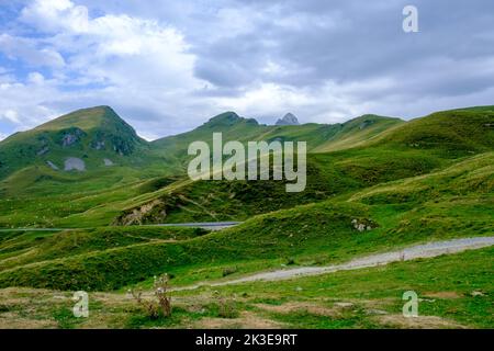 Col d'Aubisque, Aquitaine, Pyrénées, France, Europe Banque D'Images