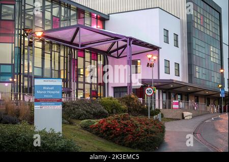 Chemin de fossé, Walsall - 26 septembre 2022 - Hôpital du manoir de Walsall. Crédit photo : Scott cm/Alay Live News Banque D'Images