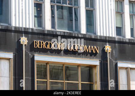 19.09.2022 USA 754 5th Ave, New York, NY 10019, Bergdorf Goodman Banque D'Images