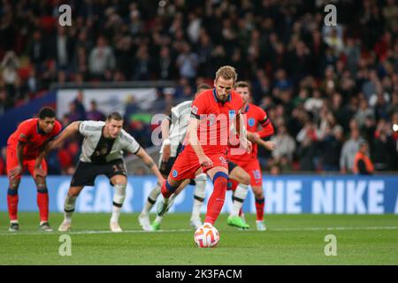 Londres, Royaume-Uni. 26th septembre 2022. Londres, Angleterre, lundi 26th septembre 2022 lors du match de l'UEFA Nations League Group 3 entre l'Angleterre et l'Allemagne au stade Wembley à Londres, Angleterre (Sports Press photo SPP) Credit: SPP Sport Press photo. /Alamy Live News Banque D'Images